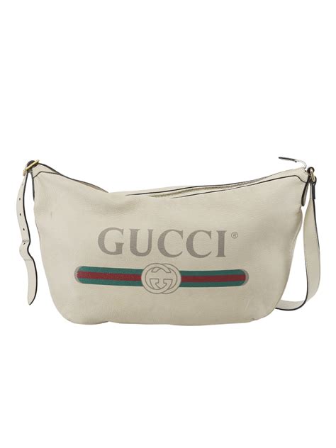 gucci logo print crossbody bag